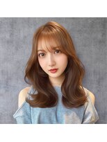 ユアーズヘア 神楽坂はなれ店(youres hair)&nbsp;顔周りレイヤー サイドバング レイヤーカット センターパート