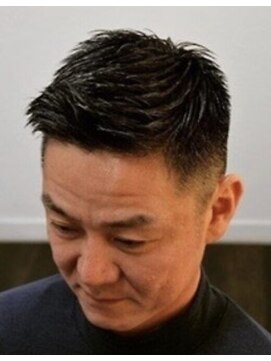 バーバースタイル 名東店(BARBER STYLES) フェードカット×アップバング <理容室> <名東区>
