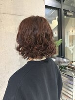 レジュアル(RESSUAL)&nbsp;オレンジブラウン　ボブパーマ