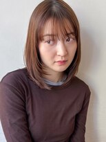 ガーデン 銀座(GARDEN)&nbsp;レイヤーカット 顔周り 艶カラー 前髪 顔周りレイヤー