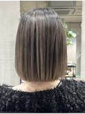 バレイヤージュ/船橋/くすみベージュ/ハイライト/似合わせカット