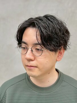 サームマン 人形町(SARM MAN) ゆるウェーブ×センターパートマッシュ