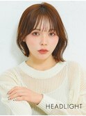 大人小顔似合わせボブレイヤー韓国イメチェン前髪あり