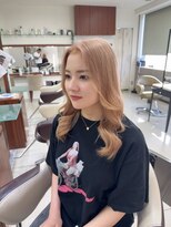 エーデル(EDEL)&nbsp;韓国風レイヤー×ブリーチカラー【ミルクティーベージュ】