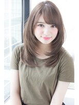 アフロート ギンザ(AFLOAT GINZA)&nbsp;AFLOAT明日香のひし形セミロングスタイル