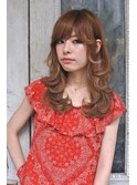 ハイトーングラデーション大人可愛いバルーンミディ