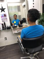 ソアラ(soAla) パーマ風攻め気味ツーブロック