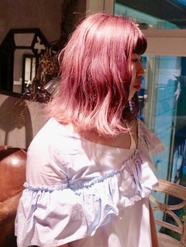 ロリム(RorriM) ハイトーンカラー ピンクベージュ