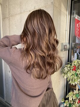 ガルボ ヘアー(garbo hair) #ガルボヘアー #ハイライト #コントラスト