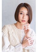 Chlom☆新宿 ハイライトベージュイルミナカラーハンサムショート