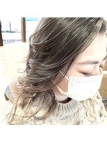 エイチ バイ エムズハウス(H eitch by mshouse)&nbsp;ハイライト×バレイヤージュ×セミディ