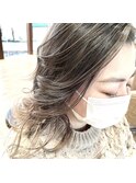 ハイライト×バレイヤージュ×セミディ