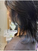 ［OCEAN Hair&Life 水田成美］ポイントデザイン×ネイビーカラー