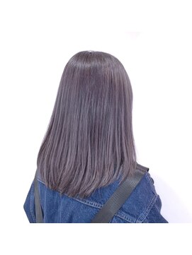 チコヘアー(chico hair) 【chico hair寺田町デザインカラー/ブリーチ/ラベンダー/透明感