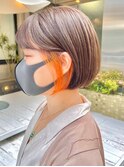 オレンジインナーカラー☆