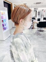 モッズヘア 仙台長町店(mod's hair) 【 くびれショート＊ツヤ感UPケアカラー 】 佐藤 賢