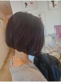 切りっぱなしボブ ミニボブ ボブショート