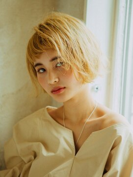 美容室ソラ 小岩店(sora) ブロンドショートボブ【小岩】