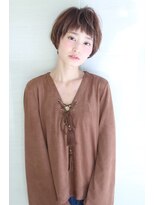 オーロ 緑地公園店(ORO)&nbsp;大人かわいいローライトココアブラウンゆるふわ無造作パーマ