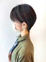 ステップ(STEP) 【姫路STEP】大人可愛い黒髪前下がりショートボブ丸みショート◎