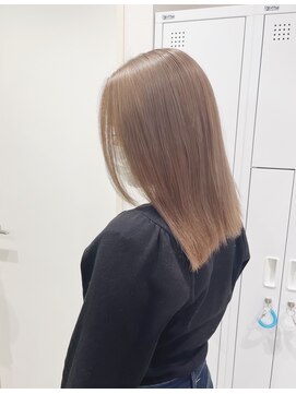 チェレ オレ 新金岡店(Chere ore) ミルクティーベージュ/10代20代ダブルカラー/髪質改善