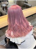233ベイビーピンクニュアンスカラーヘルシースタイルバイカラー