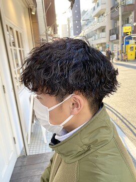 ハシゴ(hasigo.) 大阪　波巻きパーマ　大阪　メンズパーマ