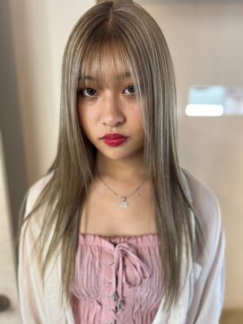 ジャンクス 千葉(junks) グレージュカラー/シルキーベージュ/艶髪ボブ[千葉/千葉中央]