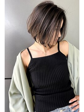 トルネード(TORNADO) 前下がりショートボブハイライト n7.13