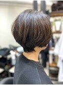 美シルエットショートボブ
