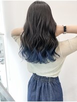 アライブ ハラジュク(ALIVE harajuku)&nbsp;【ALIVE 夕貴】大人可愛いブルーグラデーションカラー