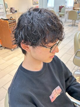 テトラ バイ ネオリーブ 横浜西口店(tetra by neolive) 波巻きスパイラルパーマショートツーブロ☆横浜