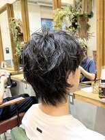 シャペウ駒込 メンズ　ウルフスタイル×パーマ