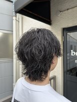 ビカムメンズヘアー 栄店(become men's hair)&nbsp;【くびれウルフ×緩めツイストスパイラルパーマ】名古屋栄メンズ