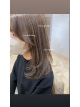 ヘアーチェリーコーク ランプ(HAIR CHERRY COKE Lamp) 【chan′s style】smokey greige