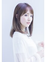 ラフ フロム ガーデン(Laf from GARDEN)&nbsp;寺尾拓巳　大人かわいいラベンダーベージュひし形ミディアム