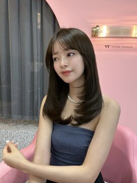 ボタン シブヤ(VOTAN SHIBUYA) ナチュラルハイライトで作る透明感ベージュ