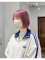 ゴウトゥデイ 横須賀店(GO TODAY)&nbsp;切りっぱなしボブ / ピンク