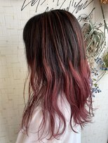 グラムアッシュ(GLAM ASH) ピンクグラデーションカラー