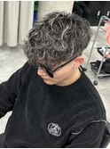 スペインカールメンズパーマスパイラルパーマメッシュ