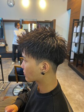 アイリーヘアデザイン(IRIE HAIR DESIGN) 【IRIE HAIR赤坂】刈り上げ×スパイキーショート
