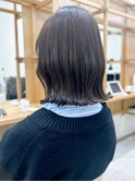 Say.切りっぱなしボブ透明感カラー外ハネボブ黒髪表参道青山原宿