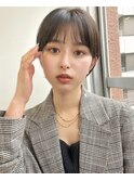 小顔/ショート/美髪/イメチェン/ワイドバング
