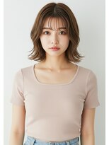 ライフイズ プレジャー 磐田中泉店(Life is… PLEASURE) #磐田 レイヤーボブ×アッシュベージュ