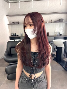 トーン(tone) ワンカールレイヤー×透明感チェリーレッド