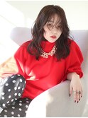 ゆるふわカール大人カジュアルスタイル【cher西宮北口:中前】