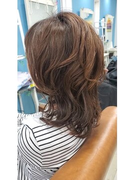 アジュール 倉敷店(Azule) Azule/ピンクベージュ/インナーカラー