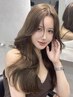 カット&ブリーチなしダブルカラー&トリートメント〔韓国ヘアー/レイヤー〕
