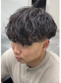 スパイラルパーマ/スペインカール/刈り上げマッシュ