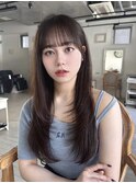 前髪カットサイドバングワイドバングフルバング前髪おくれ毛